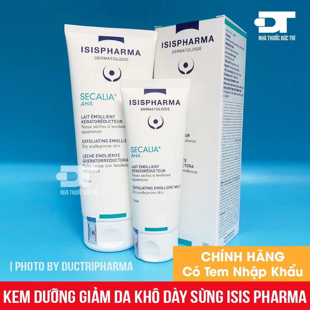 KEM GIẢM DA KHÔ DÀY SỪNG ISIS PHARMA SECALIA AHA