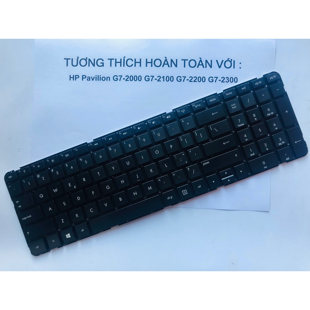 Bàn Phím Laptop HP Pavilion G7-2000 G7-2100 G7-2200 G7-2300 Hàng Mới 100% Bảo Hành 12 Tháng Toàn Quốc