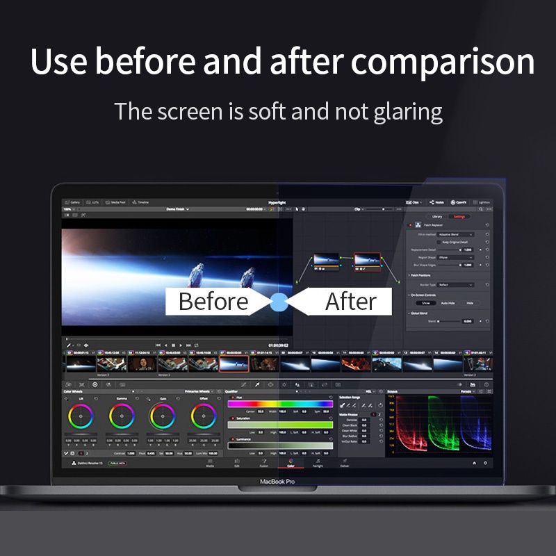 Thích hợp cho laptop 2021 new macbook Pro 14 16 A2485 A2442Pro 13.3 Air 13.6 2022 M2 A2681 HD soft film HD film cường lực bảo vệ màn hình laptop film hai