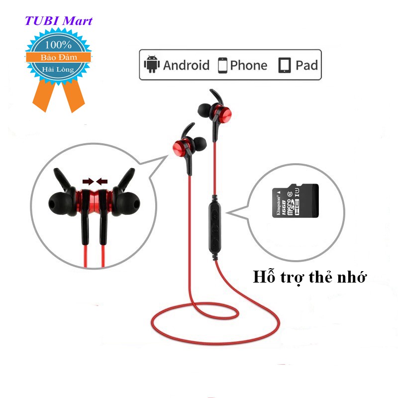 Tai nghe Bluetooth chống nước thể thao Sport-TF1 (kèm ảnh thật)