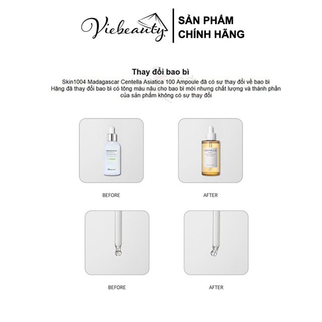 Serum Rau Má Tinh Chất Giảm Mụn Skin1004 Madagascar Centella Asiatica 100 Ampoule 55-100ml - Khongcoson | BigBuy360 - bigbuy360.vn