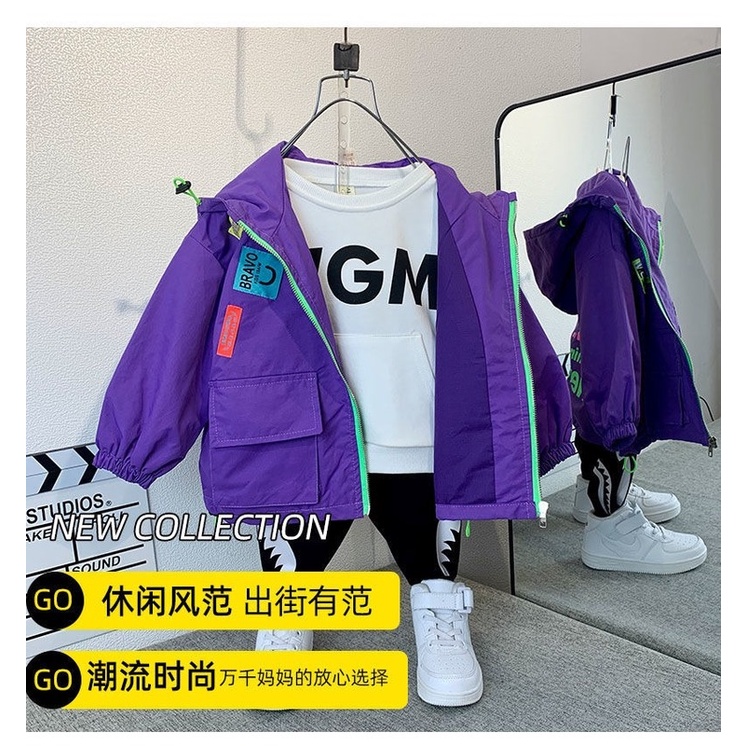 Áo khoác thời trang xuân thu phong cách Hàn Quốc cho bé