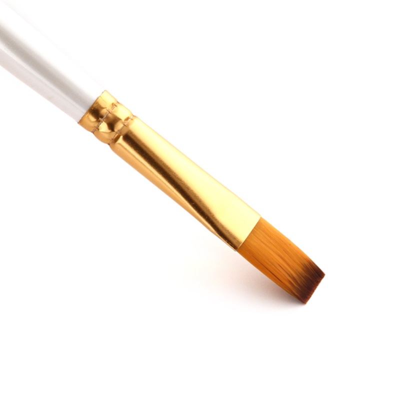 Set 13 Cọ Vẽ Tranh Sơn Dầu Cán Gỗ Nylon