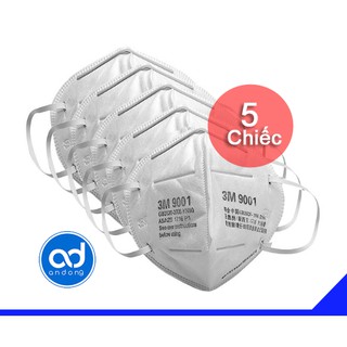 5 Chiếc Khẩu Trang Lọc Bụi 3M 9001 (5 chiếc)