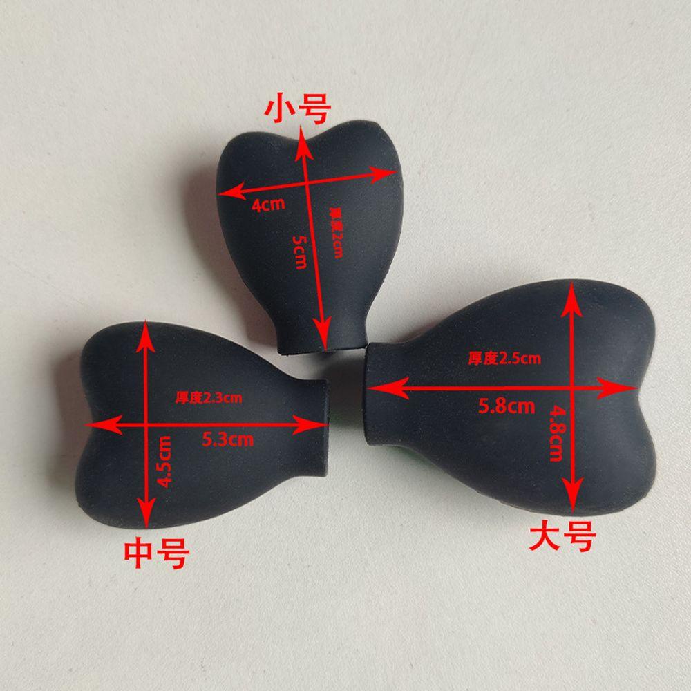 Bộ 3 Hộp Đựng Cọ Trang Điểm Bằng Silicon Chống Bụi Trái Tim Ốp