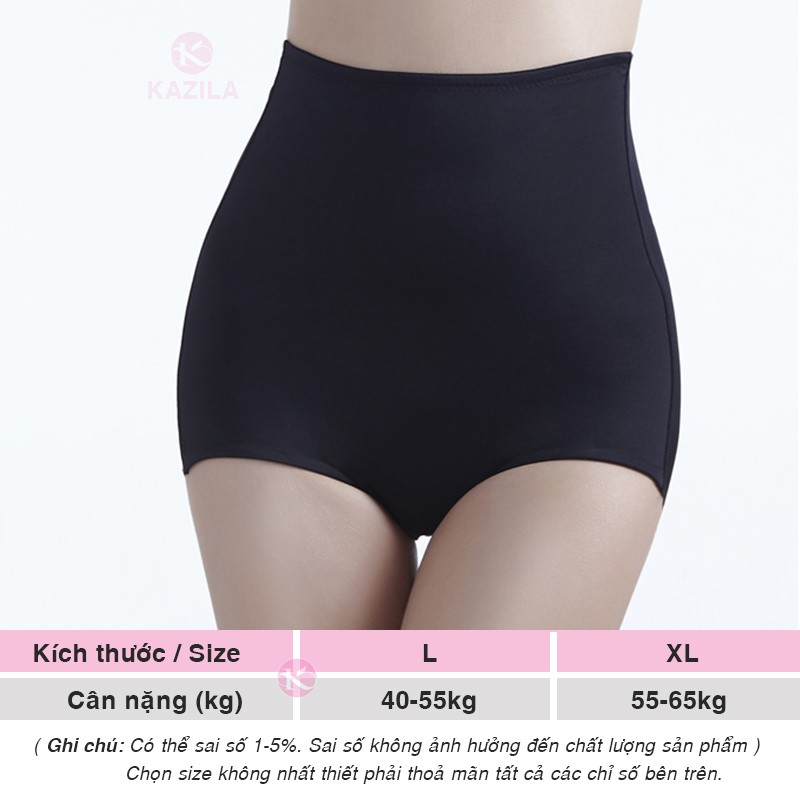 Quần gen bụng su đúc cao cấp, quần lót nịt bụng nữ, quần lót gen bụng cạp cao làm eo thon nâng mông chống xệ Kazila QLD2