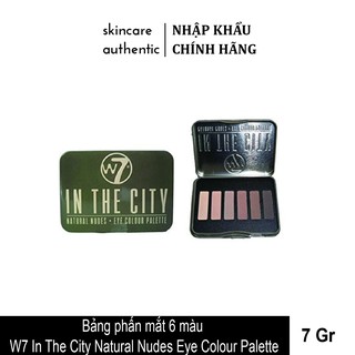 Màu mắt W7 In The City Natural Nudes