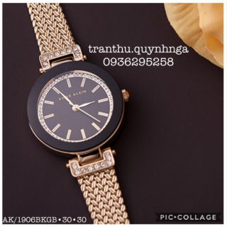 Đồng hồ nữ anne klein ak/1906bkgb chính hãng