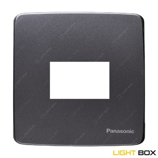 Mặt vuông dùng cho 1,2,3 thiết bị Panasonic Minerva màu xám