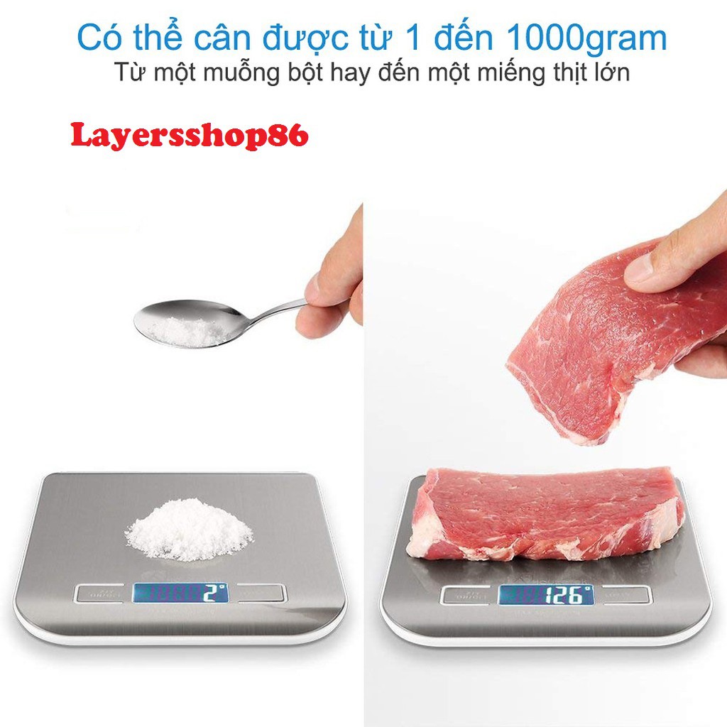 Cân tiểu ly độ chính xác cao Scale AGD 1g-5kg - Cân hàng hóa, cân nhà bếp, v.v.. Bền, Xịn