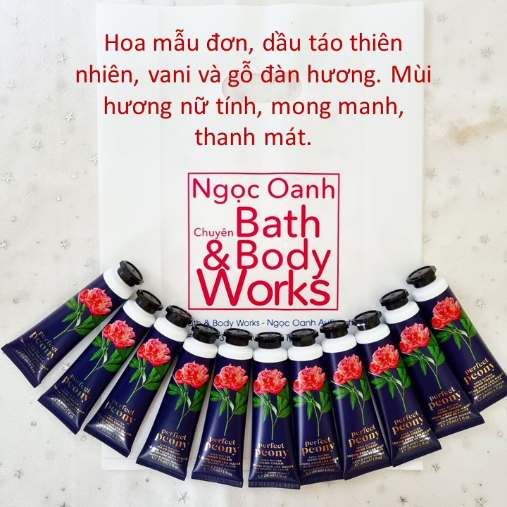 [Đủ mùi] Kem dưỡng da tay Bath &amp; Body Works (Auth)