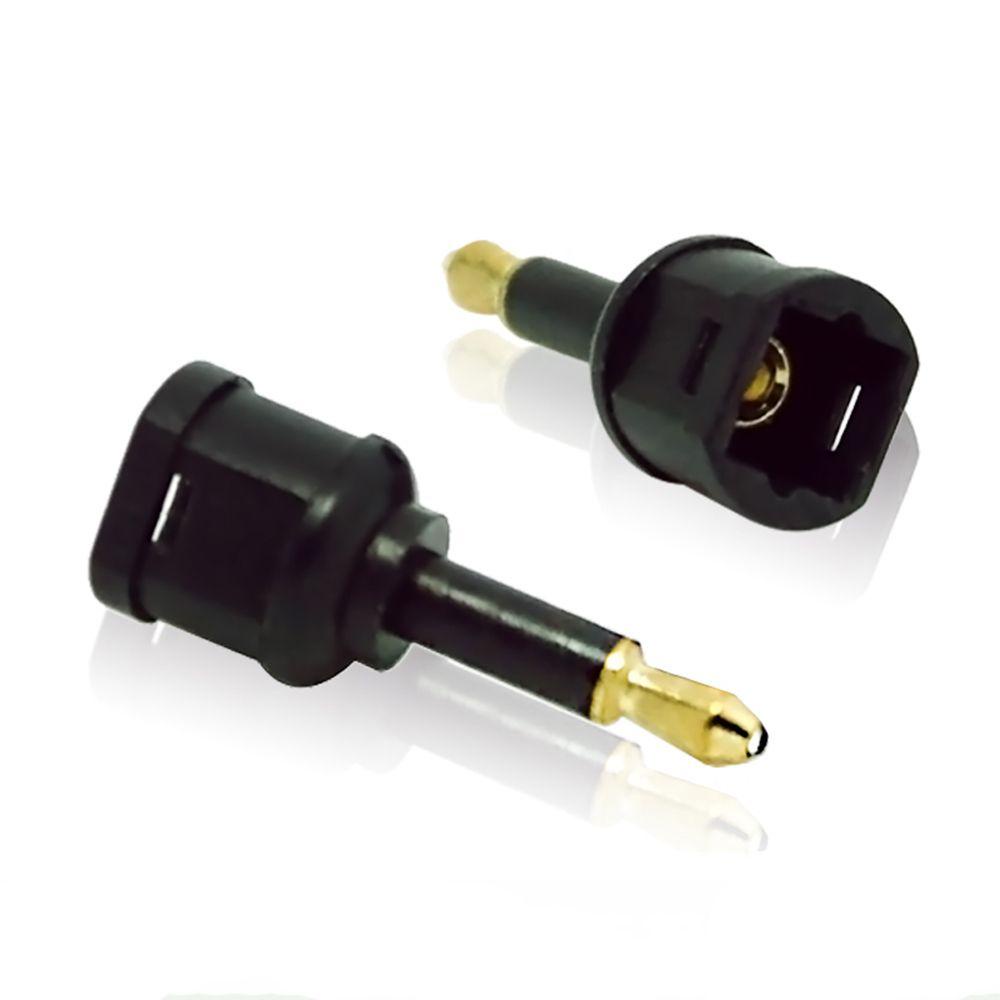 Set 3 Đầu Chuyển Đổi Phích Cắm SPDIF Chuyên Dụng|Loa Toslink Mạ Đen Âm Thanh Toslink