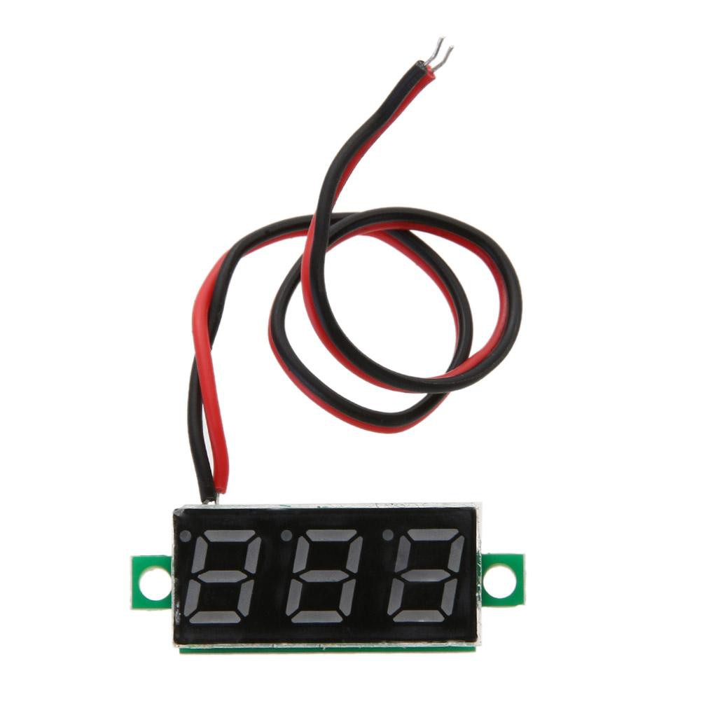 Đồng hồ đo điện áp kỹ thuật số mini 0.28inch DC 2.5V-30V LED
