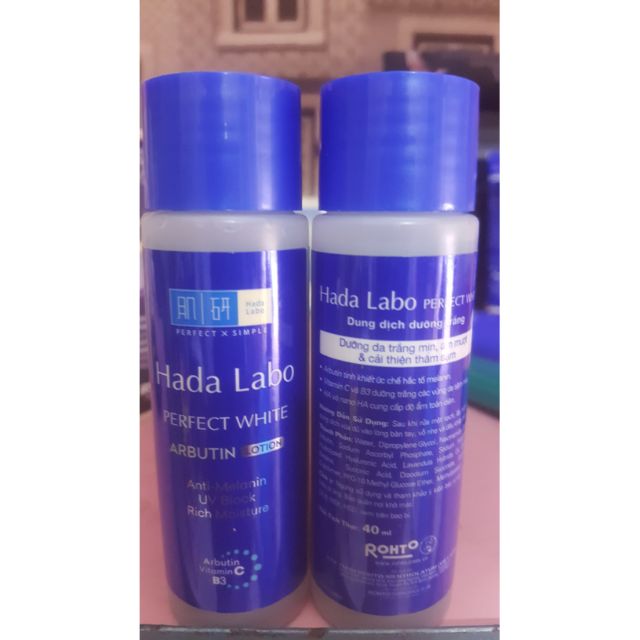 Dung dịch dưỡng trắng Hada Labo 40ml