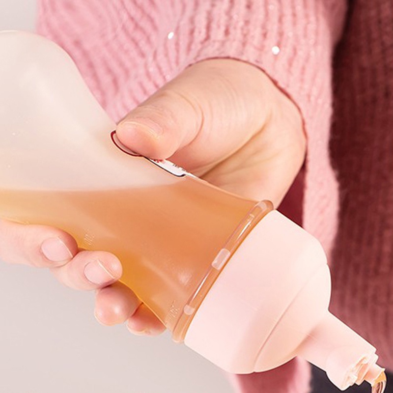 Bình Nhựa Đựng Nước Sốt 350ml Có Nắp Đậy Tiện Lợi