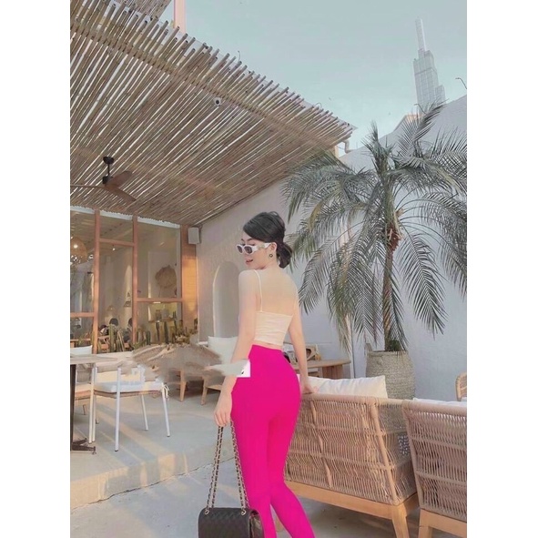 ÁO THUN 2 DÂY CROPTOP TÔN DÁNG MS55661