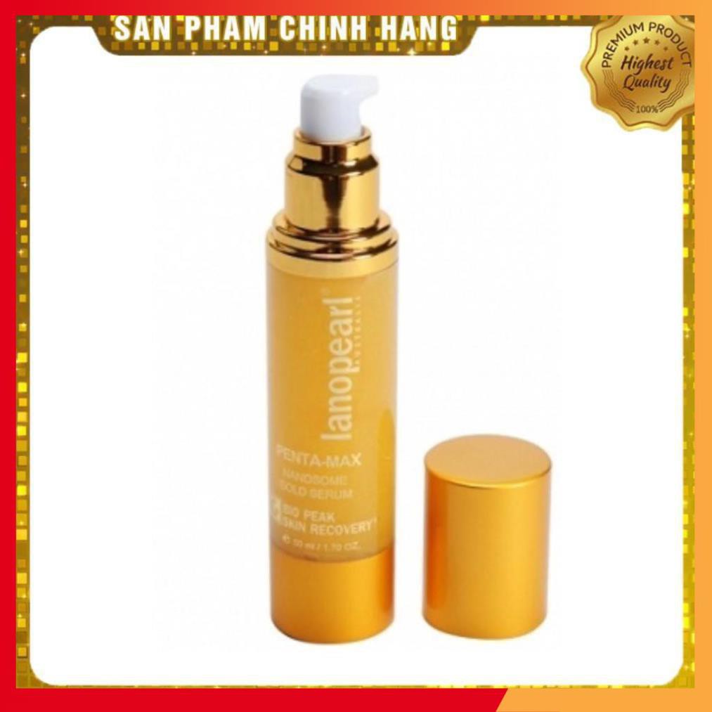 Serum chống nhăn Tinh chất vàng và Nhau thai cừu cho da nhờn - Lanopearl - 50ml - Úc