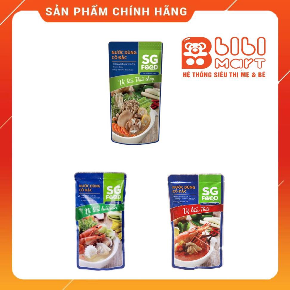 Nước dùng cô đặc lẩu Thái SG Food gói 150g Dùng để nấu lẩu hoặc nấu súp, canh, món hầm, đủ loại hương vị.