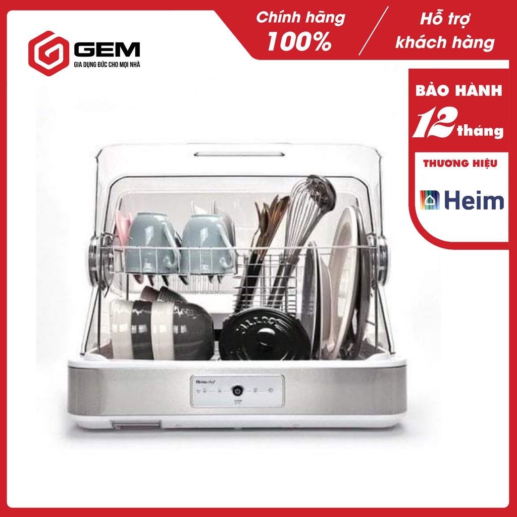 Máy sấy và tiệt trùng chén bát Heimchef HTD700 60L - Sấy nhanh, an toàn dung tích 60lit