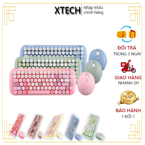 Combo bàn phím và chuột không dây MOFii CANDY chính hãng có sẵn