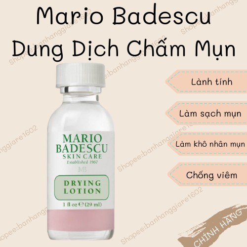 Dung Dịch Chấm Mụn Mario Badescu Drying Lotion 29ml