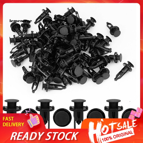 ❂Qmp QMP❂Bộ Đinh VíT NhựA MàU Đen Cho Xe Toyota - Bộ 30 CáI