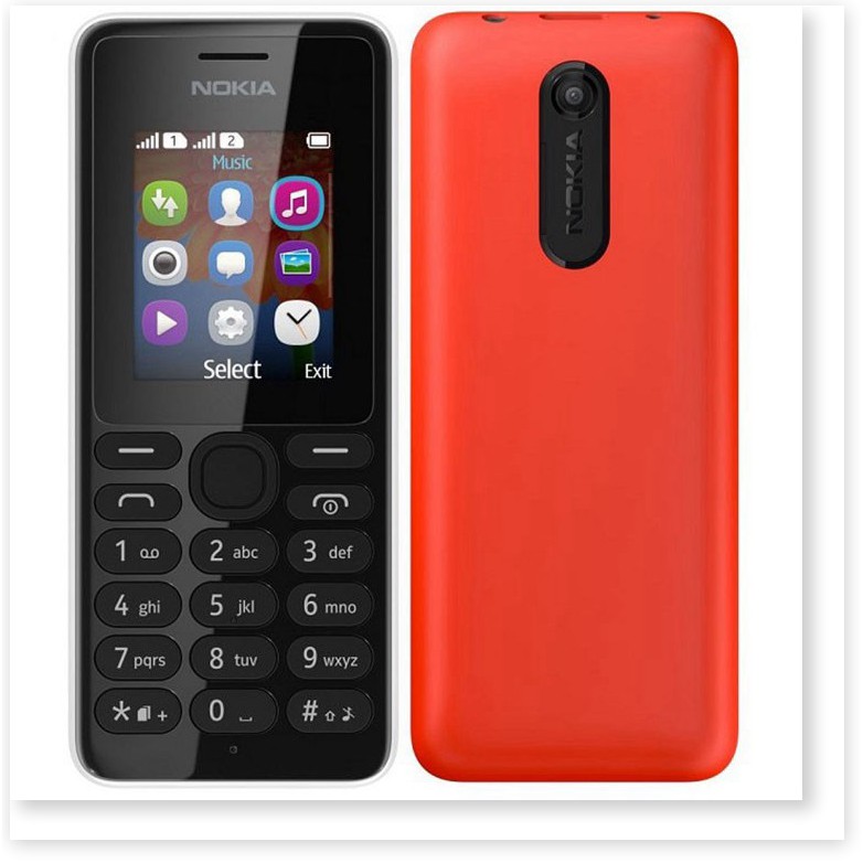 Xả Kho - Điện thoại nokia 107 2 sim pin khủng sóng cực mạnh