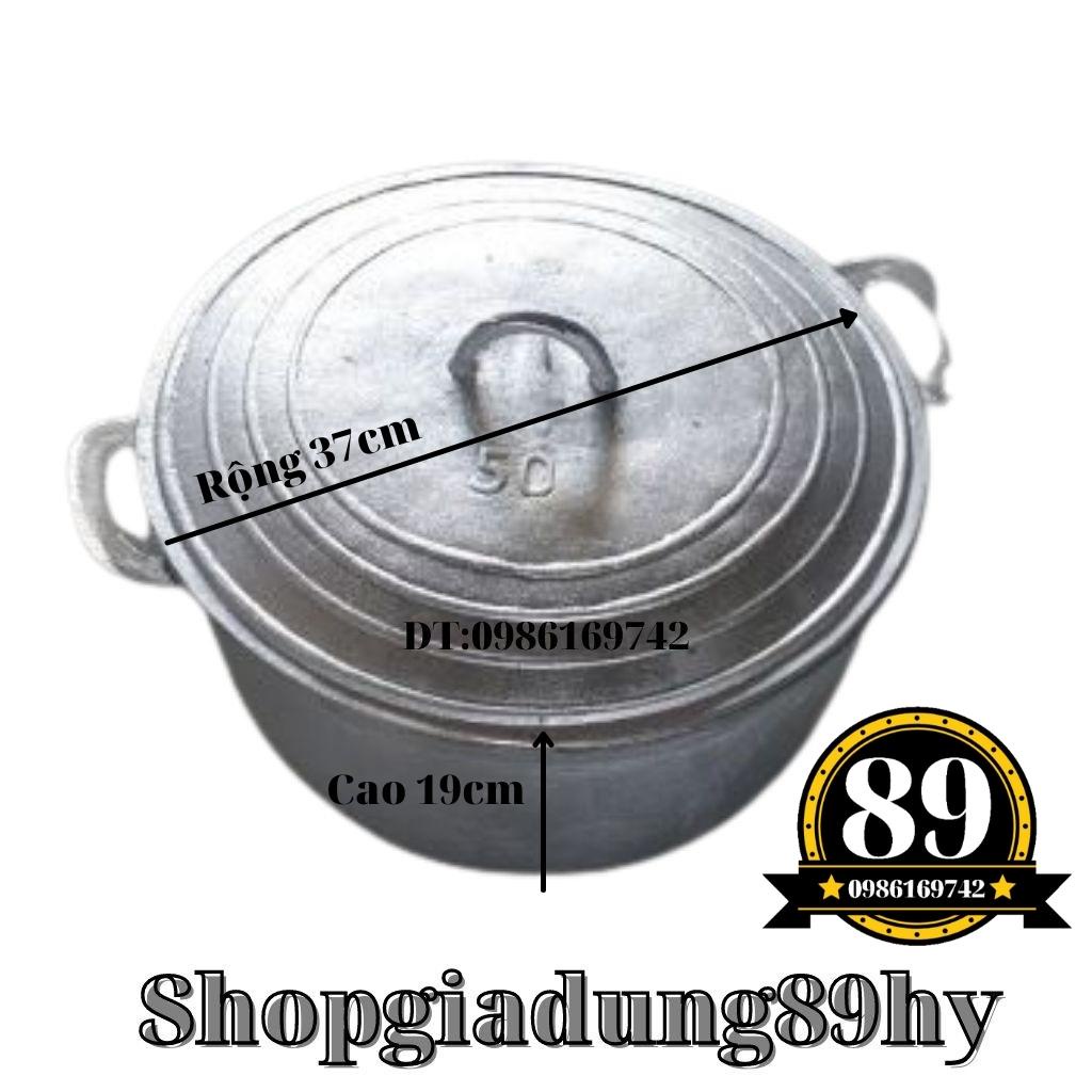 NỒI XOONG GANG ĐÚC THỦ CÔNG CỦA LÀNG NGHỀ --- XOONG SỐ 40 - 120 ( Rộng 33cm đến 50cm ) Shop Cam Kết Hàng Đẹp