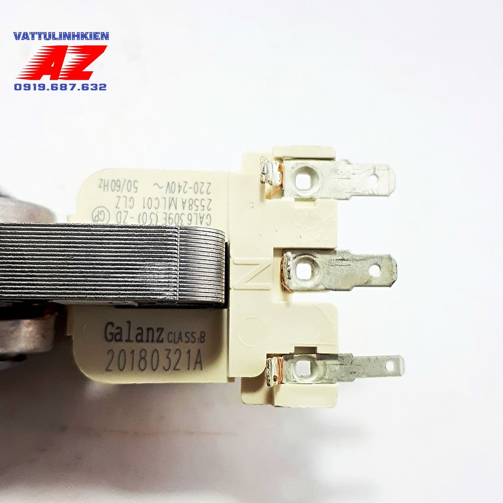 Motor quạt 220v-18w 3 chân cho Lò vi sóng