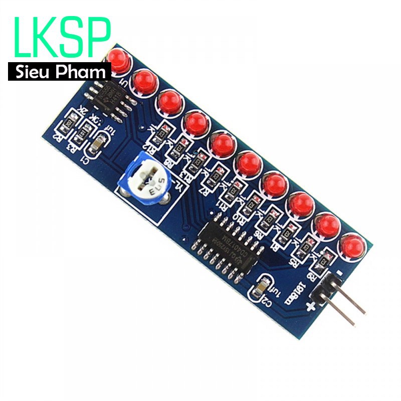 Kit Tự Ráp NE555 + CD4017 Đèn Nháy 10 Led