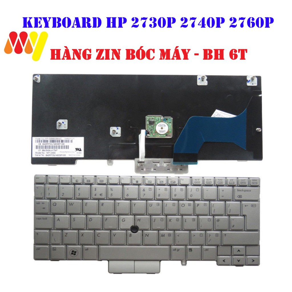 Bàn phím laptop HP 2730p 2740p 2760p