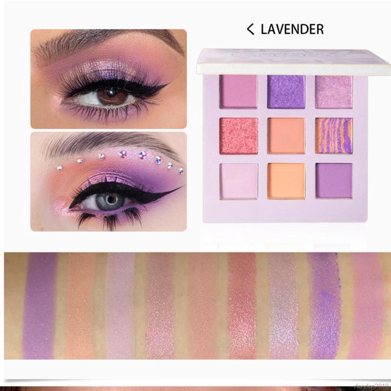 (Hàng Mới Về) Bảng Phấn Mắt Handaiyan 9 Màu Tông Lì Và Nhũ Kim Tuyến | BigBuy360 - bigbuy360.vn