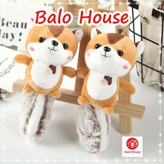 Móc khóa Cáo bông mềm mịn PK117 - BALO HOUSE