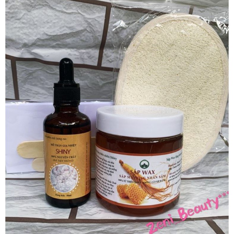 [Mã COS2704 giảm 8% đơn 250K] Combo Triệt Lông Sáp Wax + Mỡ Trăn Shiny Handmade (Tặng Kèm Dụng Cụ Wax) | BigBuy360 - bigbuy360.vn