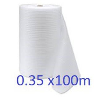 100m x 35cm) Cuộn màng xốp hơi, bọc bong bóng khí, mút xốp gói hàng