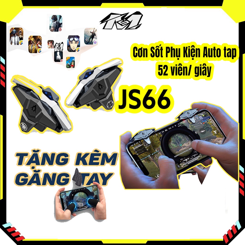 🆔Nút bắn pubg auto tap G60 chế độ click 68 nhịp/s, phụ kiện chơi game free fire, Pubg mobile ,.. Nút bấm gaming game.