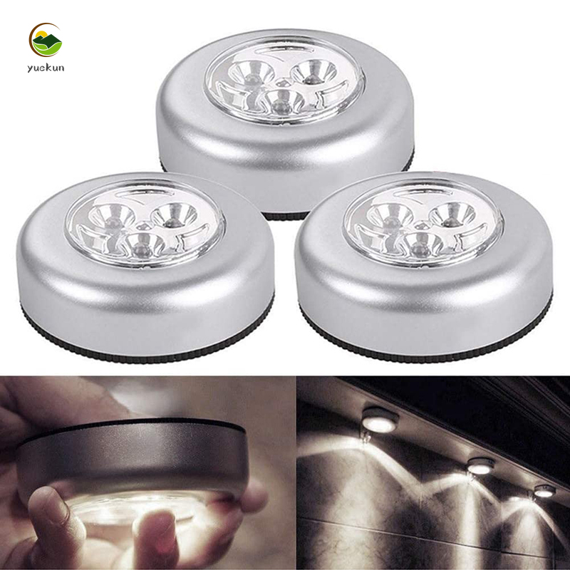 Đèn Led Cảm Ứng 3 Bóng Gắn Tủ Quần Áo Tiện Dụng