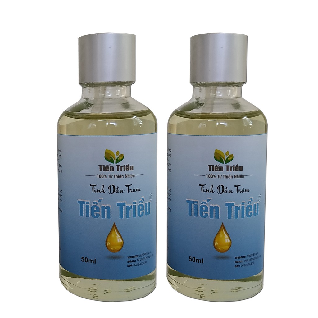 Bộ 2 chai Tinh dầu tràm Tiến Triều 50ml