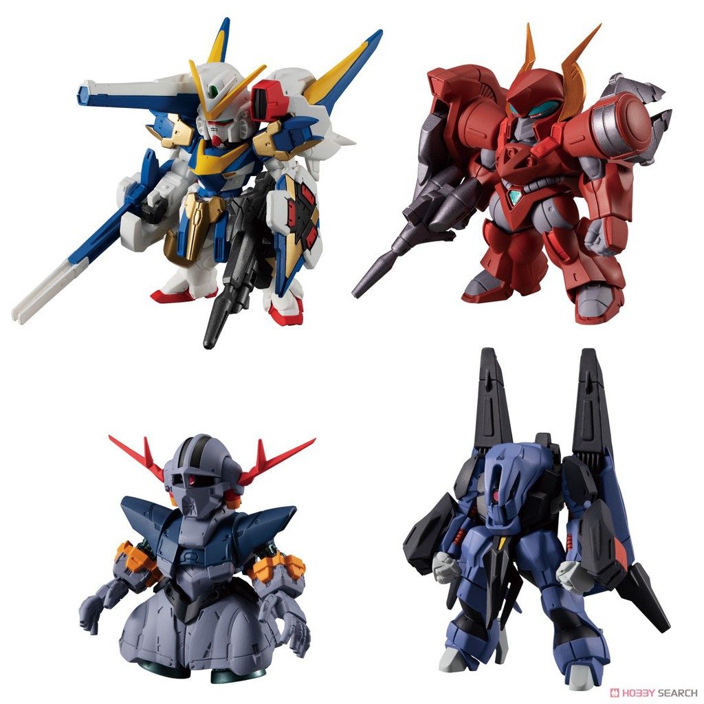 Mô Hình FW Gundam Converge Plus 01 V2 Assault Buster Zeong Messala Rig-Contio Bandai Đồ Chơi Lắp Ráp Anime Nhật