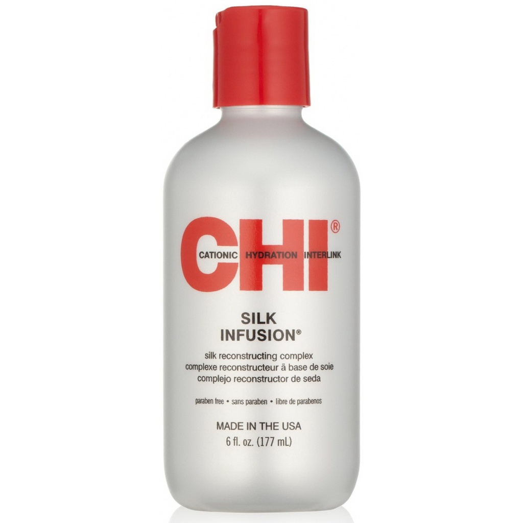 [Hàng Mỹ] Tinh Dầu Dưỡng Tóc CHI SILK INFUSION Chai 177ml  -USA Chính Hãng-