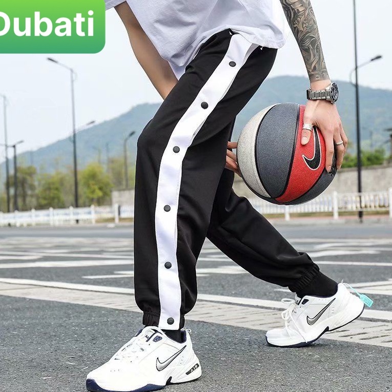 QUẦN JOGGER THỂ THAO NAM NỮ UNISEX CHẤT NỈ DÀY DA CÁ ỐNG SUÔNG RỘNG 7 CÚC BẤM THỜI TRANG THU ĐÔNG SÀNH ĐIÊU - DUBATI  F