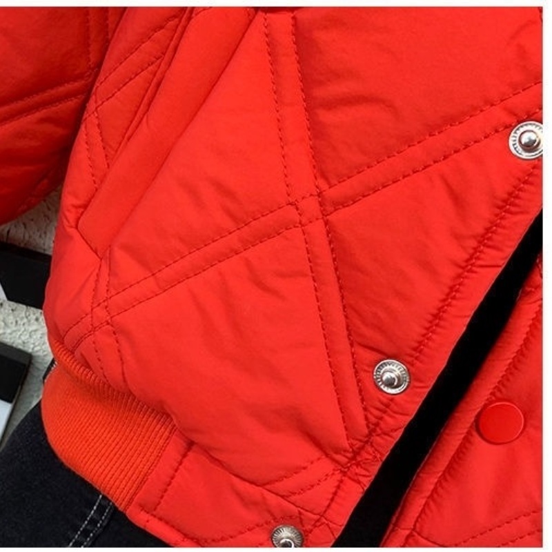 Áo Khoác Phao Phong Cách Hàn Quốc Cho Bé Trai bé gái,áo khoác màu đỏ