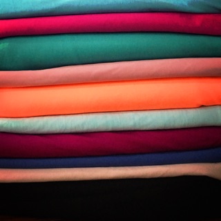 Thun su và thun poly Hàn Quốc nhiều màu