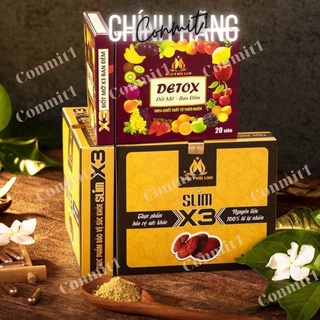 Giảm cân slim x3 - giảm cân đông y mộc linh slim x3
