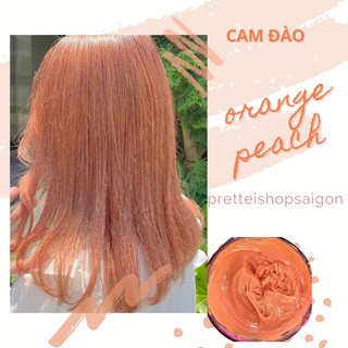 [kèm Trợ Nhuộm+Ủ tóc] Kem Nhuộm Tóc Màu CAM ĐÀO - ORANGE PEACH