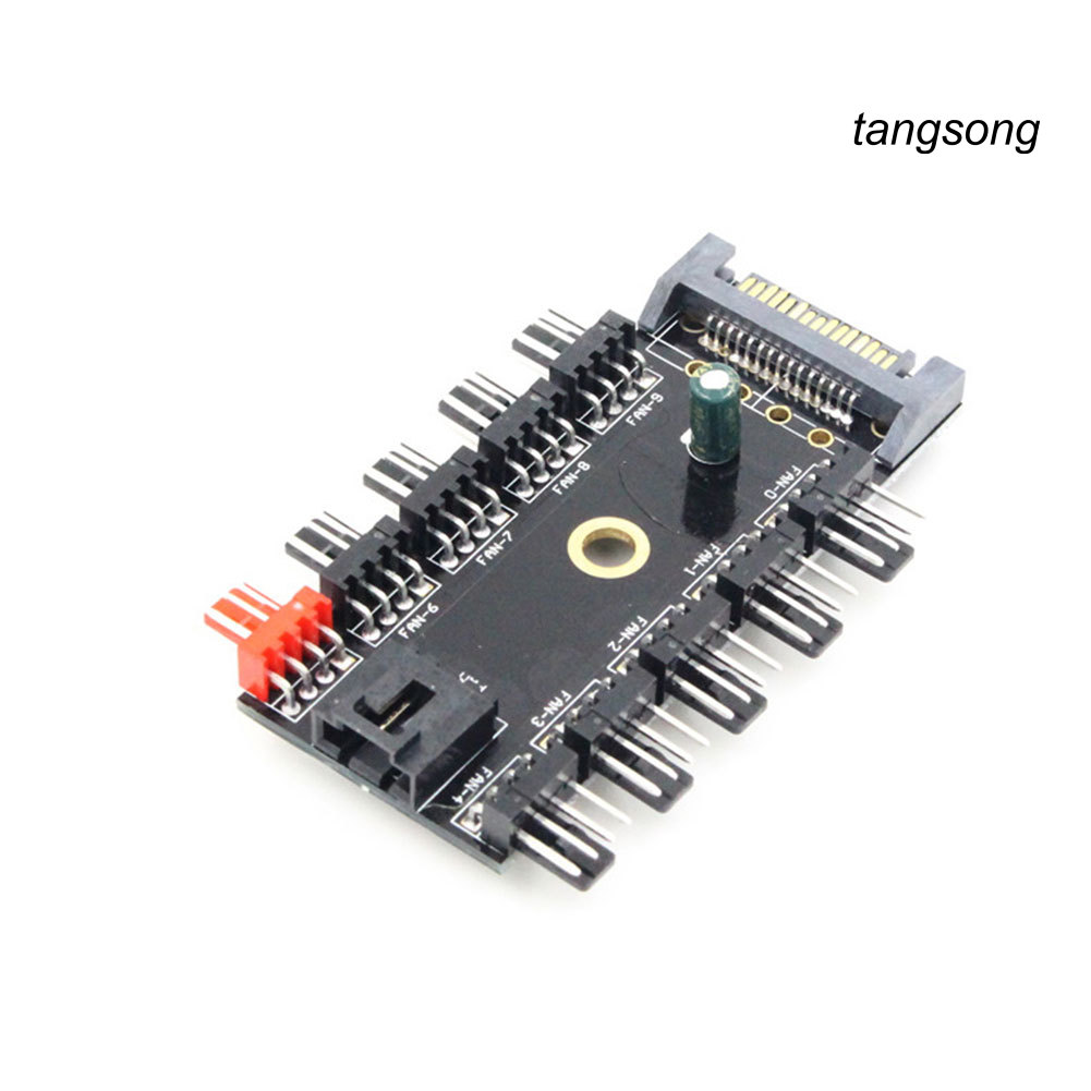 Bộ Chia Quạt Tản Nhiệt 1 Sang 10 4 / 3pin Sata / 4pin Cho Máy Tính