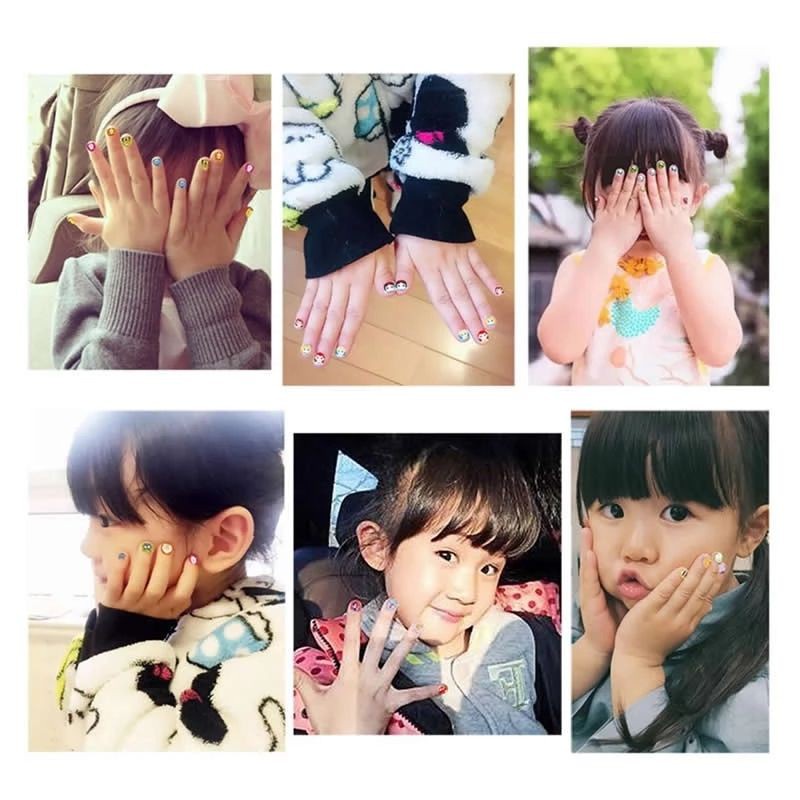 Sticker Trang Trí Móng Tay Họa Tiết Hoạt Hình Công Chúa Băng Giá Elsa Anna