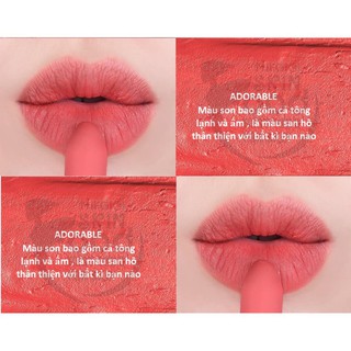 Son thỏi lì Romand Zero Gram Matte Lipstick