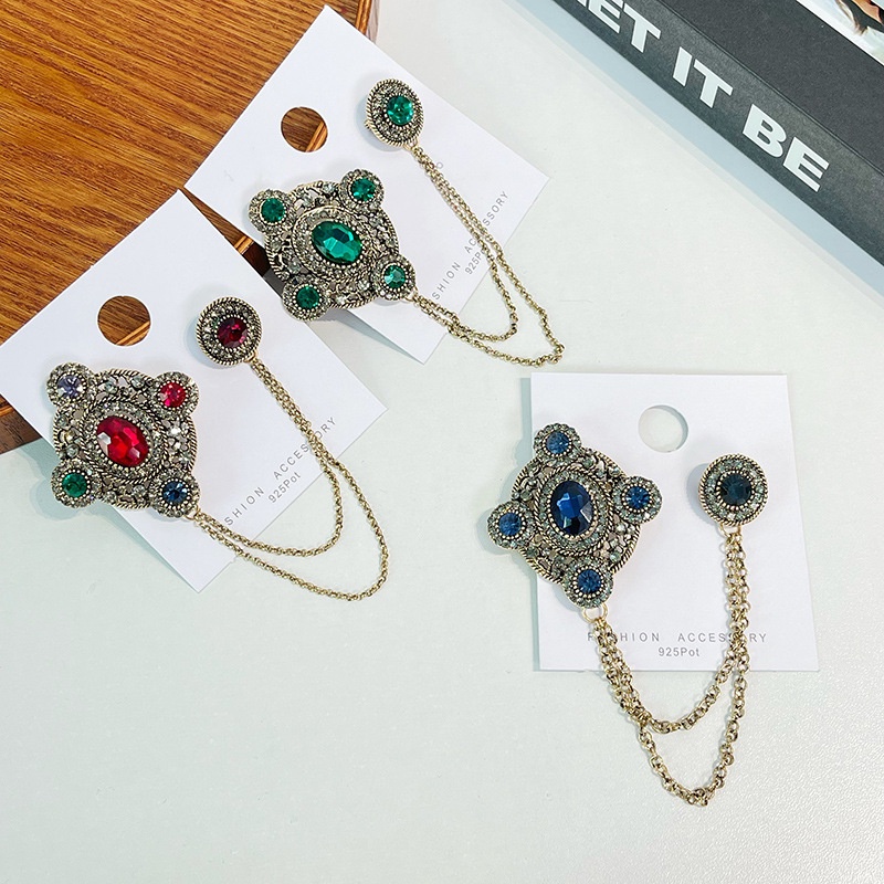 Huy Hiệu Cài Áo Hình Thánh Giá Đính Đá Thời Trang