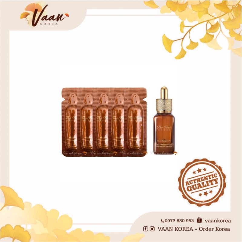 Combo 30 tép Tinh chất Ohui The First Geniture Vitamin Complex 8.0%